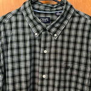 XXL Chaps long sleeve shirt.  Button collar and cuffs.